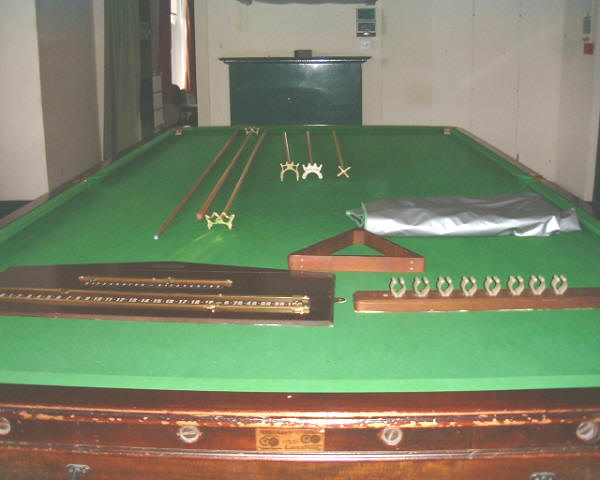 ashcroft snooker table with accessories