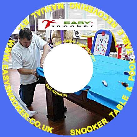 SNOOKER AND POOL TABLE RECOVERING MANUAL