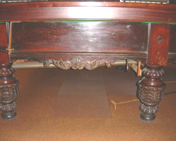 ANTIQUE SNOOKER TABLE