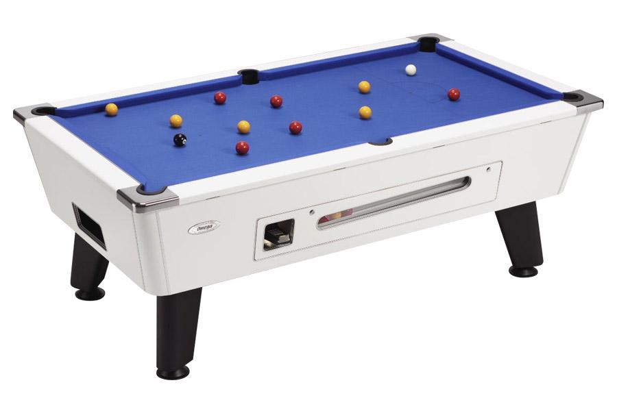 Valencia coin operated pool table