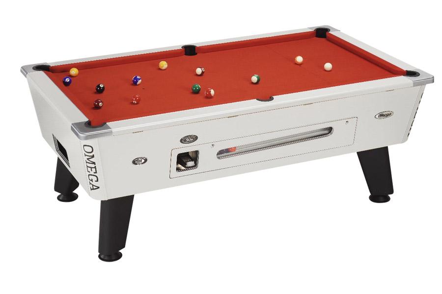 Valencia coin operated pool table