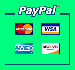 We Accept All Cards & PayPal